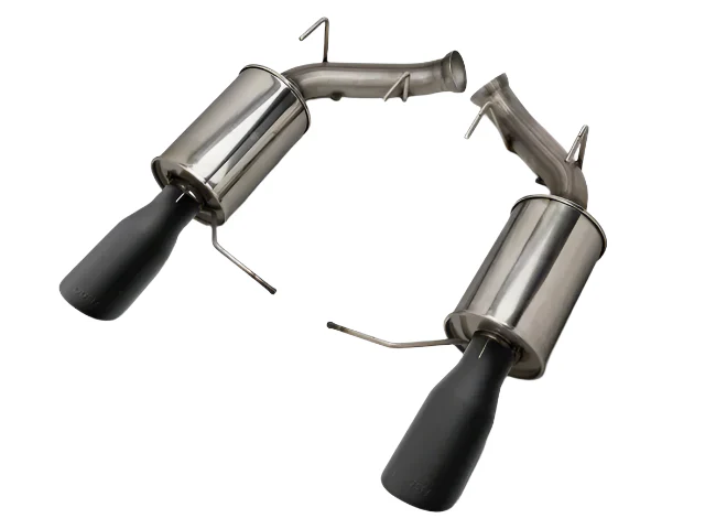 2011-2014 Roush Mustang V6 Black-Tip Axle-Back Exhaust - Image 2