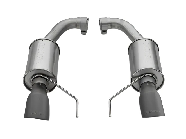 2015-2017 Roush Mustang GT Black-Tip Axle-Back Exhaust - Image 2