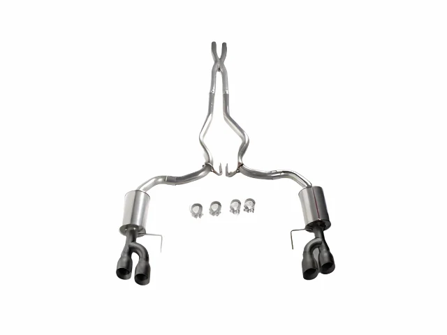 2018-2026 Roush Mustang GT Black-Tip Cat-Back Exhaust - Image 3