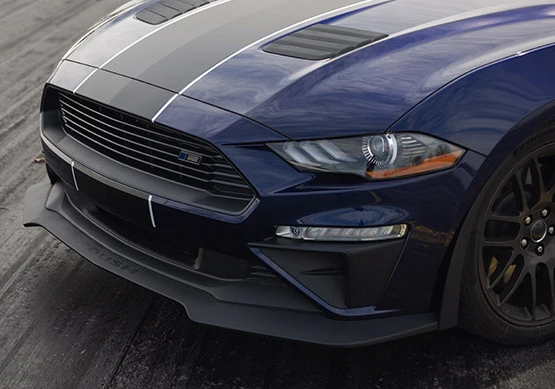 2018-2023 Roush Mustang Chin Spoiler and Wheel Shroud 3-Piece Aero Kit - Image 4